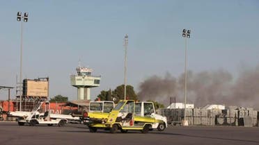 طرابلس ائیرپورٹ کا ایک منظر