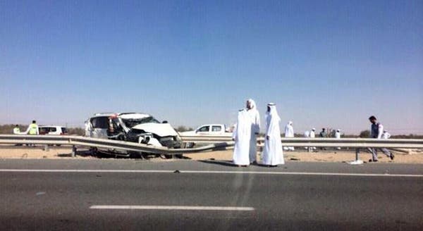 موقع حادث محمد خلف المزروعي