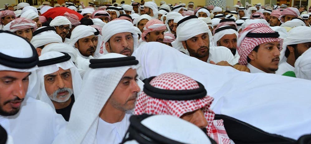 تشييع جثمان محمد خلف المزروعي