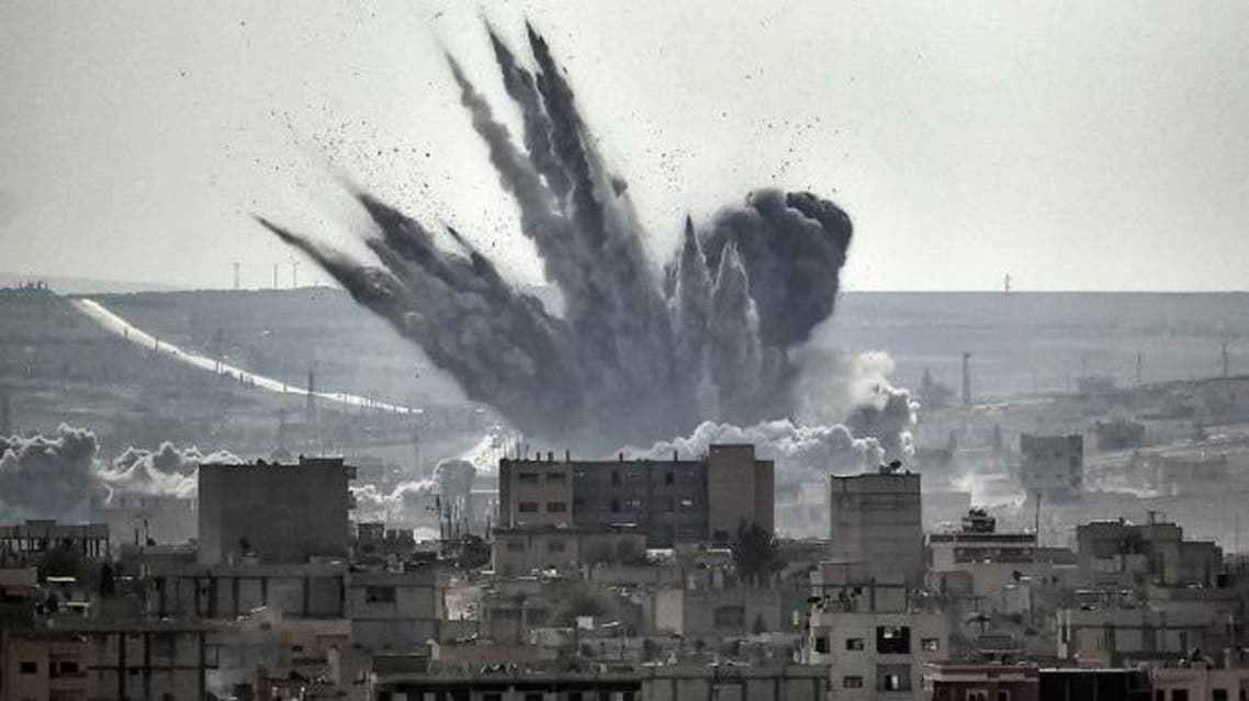 The US and Arab allies began air strikes against jihadist positions in Syria in late September, days after Islamist State militants launched its assault on the strategic border town of Kobane ©Aris Messinis (AFP/File)