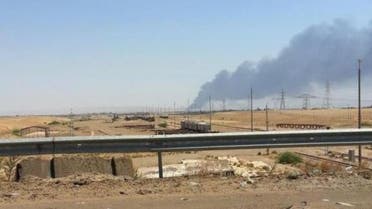 Smoke rises from a oil refinery in Baiji, north of Baghdad. (File photo: Reuters)