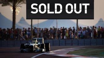 Biggest ever crowd to watch Abu Dhabi grand prix as tickets sell out