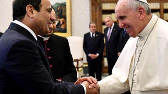 Pope meets Egyptian President Sisi at Vatican 