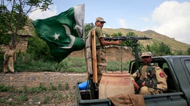 oldiers patrol Tora Warai, a town in Kurram Agency, on the border with Afghanistan. (File photo: Reuters)