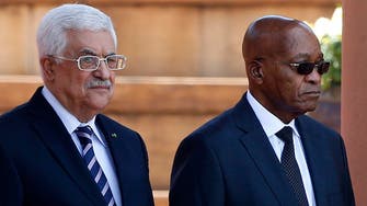 South Africa says Israel ‘defying world’ as Abbas visits 