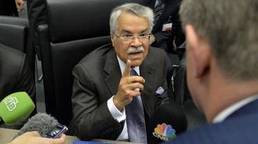 audi Oil Minister Ali al-Naimi speaks to journalists ahead of the166th ordinary meeting of the Organization of the Petroleum Exporting Countries, OPEC, at their headquarters in Vienna, Austria on Nov. 27, 2014. (AFP)