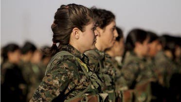 Kurdish female fighters (reuters)