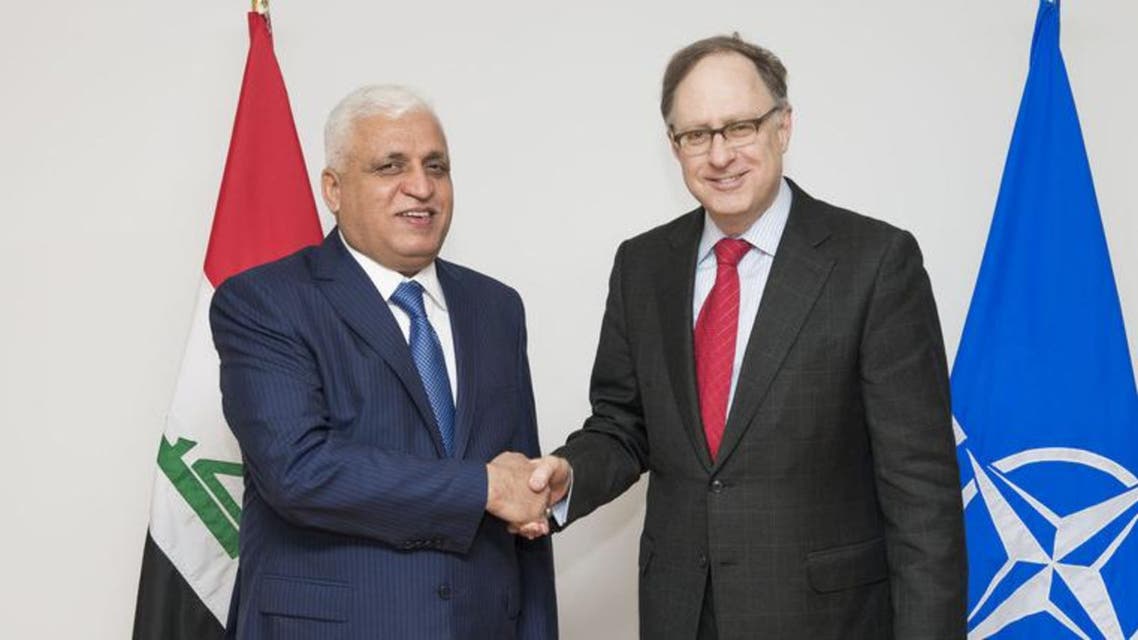 NATO Deputy Secretary Genera Alexander Vershbow meets with Iraqi National Security Advisor Faleh al-Fayyad. (Photo courtesy: www.nato.int)