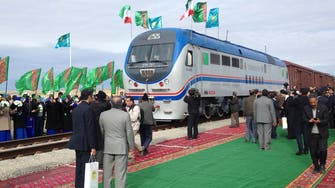 تدشین خط قطار بین إیران وترکمانستان وکازاخستان