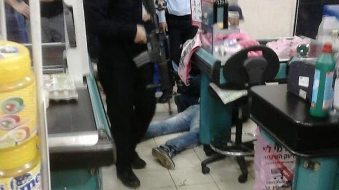 The scene of the attack in Mishor Adumim settlement, east of Jerusalem. (Photo courtesy: Harel Pictures via jpost.com)