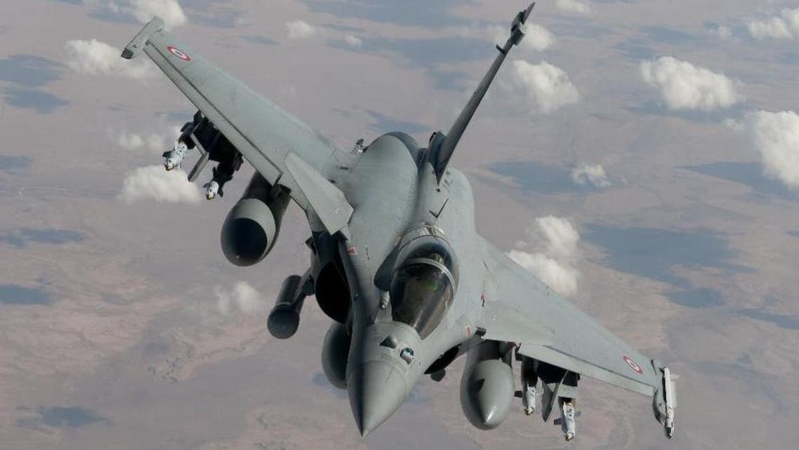 France's Rafale fighter jets took part in the raid on a jihadist training centre situated in the Kirkuk region of northern Iraq (AFP Photo/)