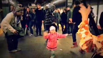 Little girl infects NYC subway with dance bug 