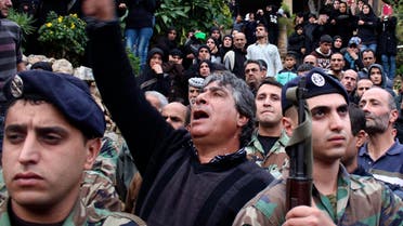 Lebanese army soldiers, friends and family members mourn for soldier Ali Mohammad, who was killed during an ambush in Ras Baalbek when gunmen killed at least six Lebanese soldiers, during his funeral in his hometown of Habshit in Akkar December 3, 2014. (File photo: AFP) 