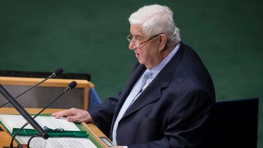 Syria’s Foreign Minister Walid Moallem said Iran is supporting a political solution in Syria. (File photo courtesy: AP)