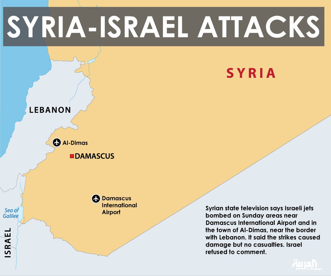 Infographic: Syria-Israel attacks