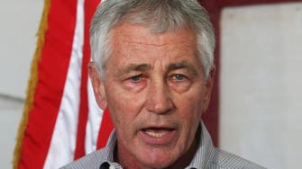 Hagel in Baghdad to meet with Iraqi officials