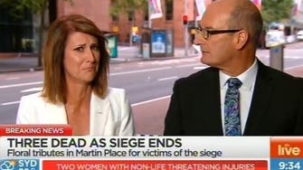 Sydney siege: Watch TV host Natalie Barr break down in tears live on air 