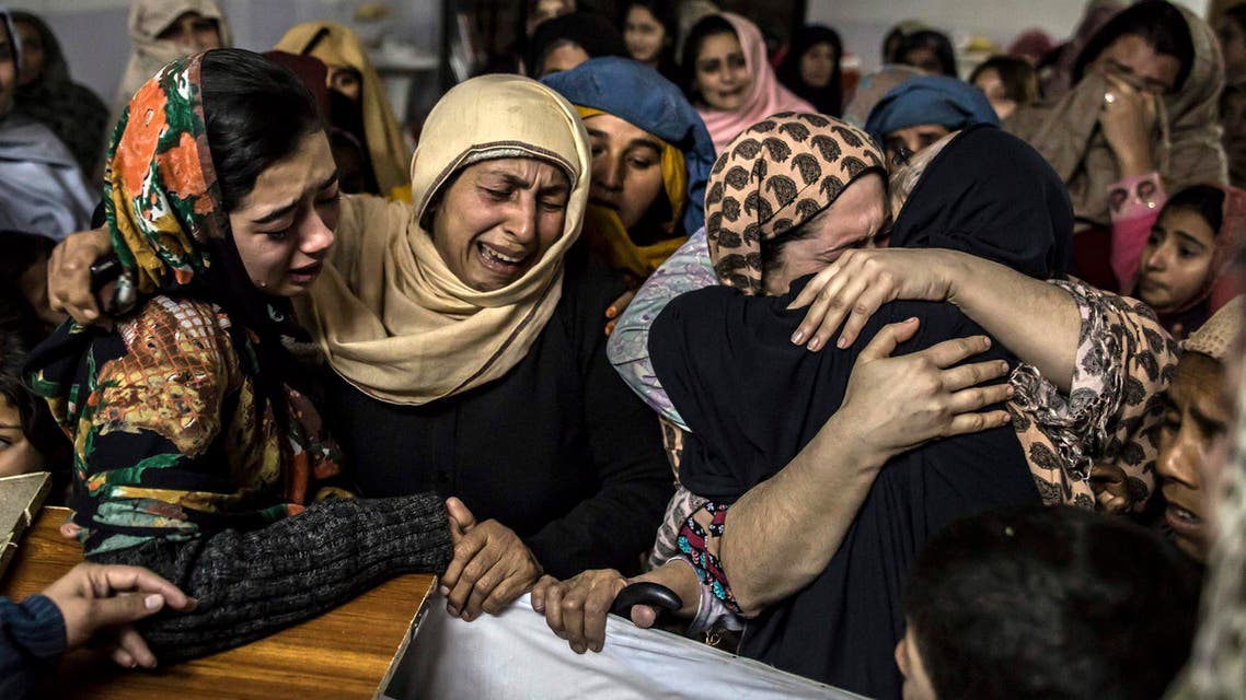 Women mourn their relative Mohammed Ali Khan, 15, a student who was killed during an attack by Taliban gunmen on the Army Public School, at his house in Peshawar December 16, 2014. (Reuters)