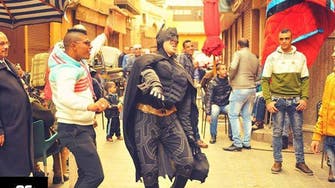 ‘Batman’ swoops in as Cairo’s caped crusader