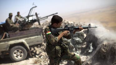 Iraqi Kurdish Peshmerga fighter AFP