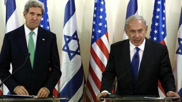 Netanyahu Kerry AFP
