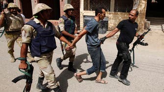 Egypt security forces kill five militants