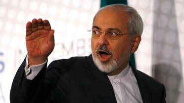Iranian Foreign Minister Javad Zarif gestures as he addresses a news conference after a meeting in Vienna November 24, 2014. (Reuters)