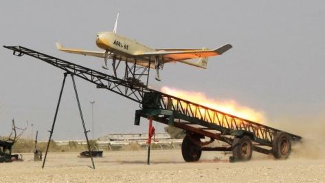 In this picture released on Thursday, an Iranian-made drone is launched during a military drill in southern Iran. (Photo courtesy of Jamejam Online)
