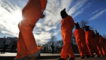 A protest in the U.S. calling for the closure of Guantanamo Bay. (AFP Photo/Jewel Samad)