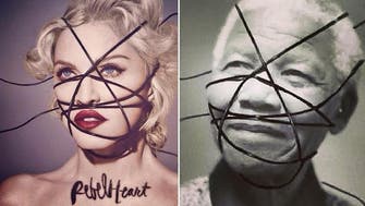 Madonna defends altered photos of MLK, Mandela