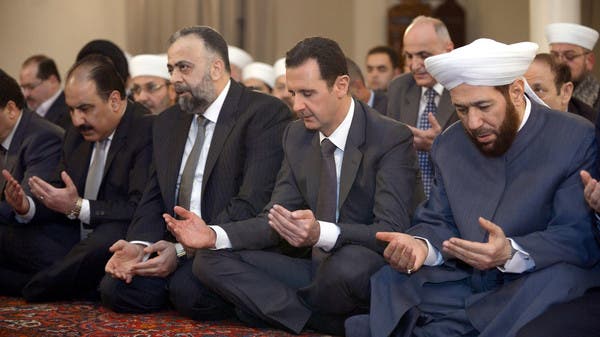 Syria’s Assad prays at Damascus mosque