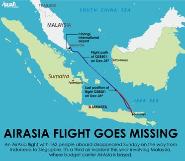 Infographic: AirAsia flight goes missing