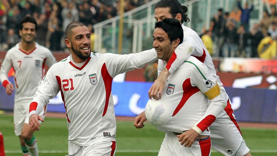 iran football soccer players afp