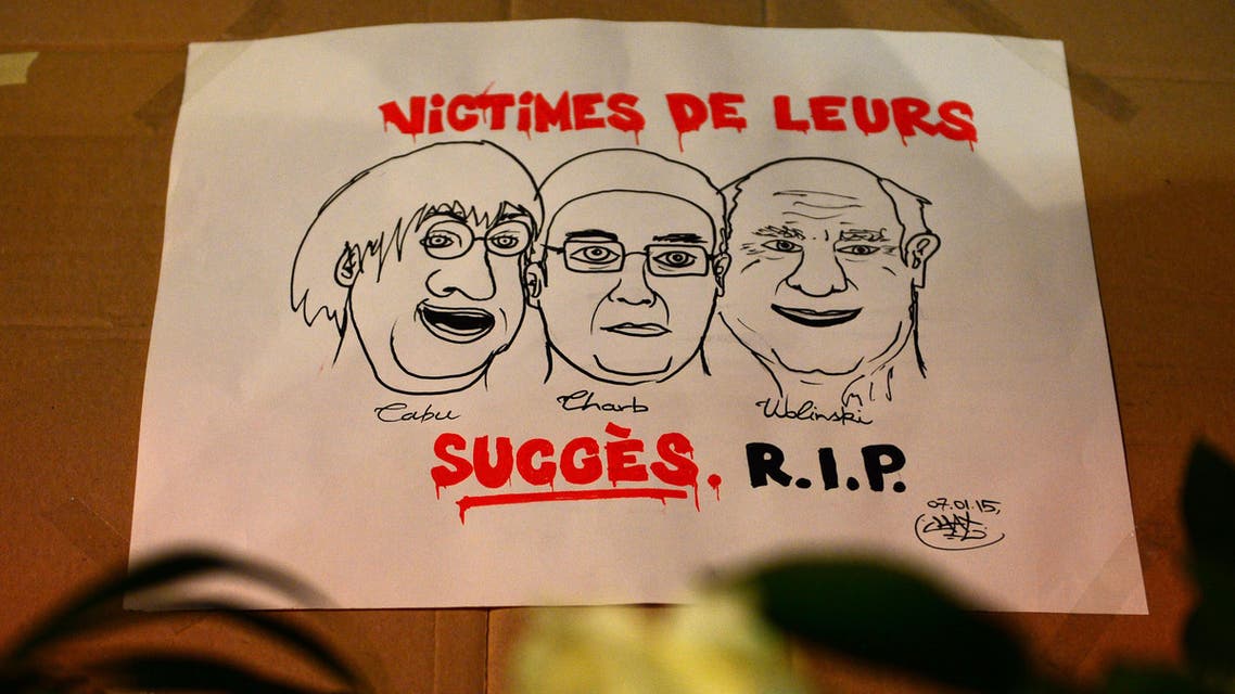 Paris shooting cartoonists AFP
