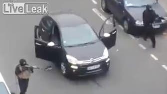 Video shows gunmen opening fire on man in Paris 