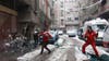 Snow brings some joy to Syrians