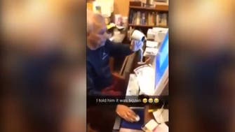 Grandfather heats up 'frozen' computer with a hairdryer 