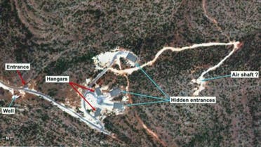 A satellite image purportedly showing the suspected nuclear weapons site near Qusayr. (Photo courtesy of Der Spiegel) 