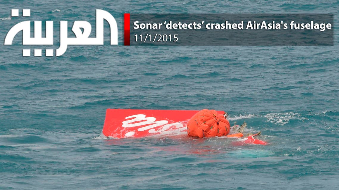Sonar ‘detects’ crashed AirAsia's fuselage