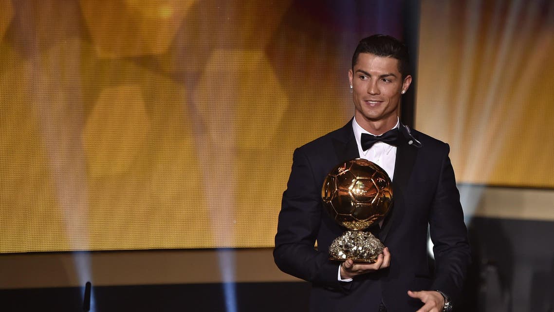 Cristiano Ronaldo wins Ballon d’Or award again Al Arabiya English