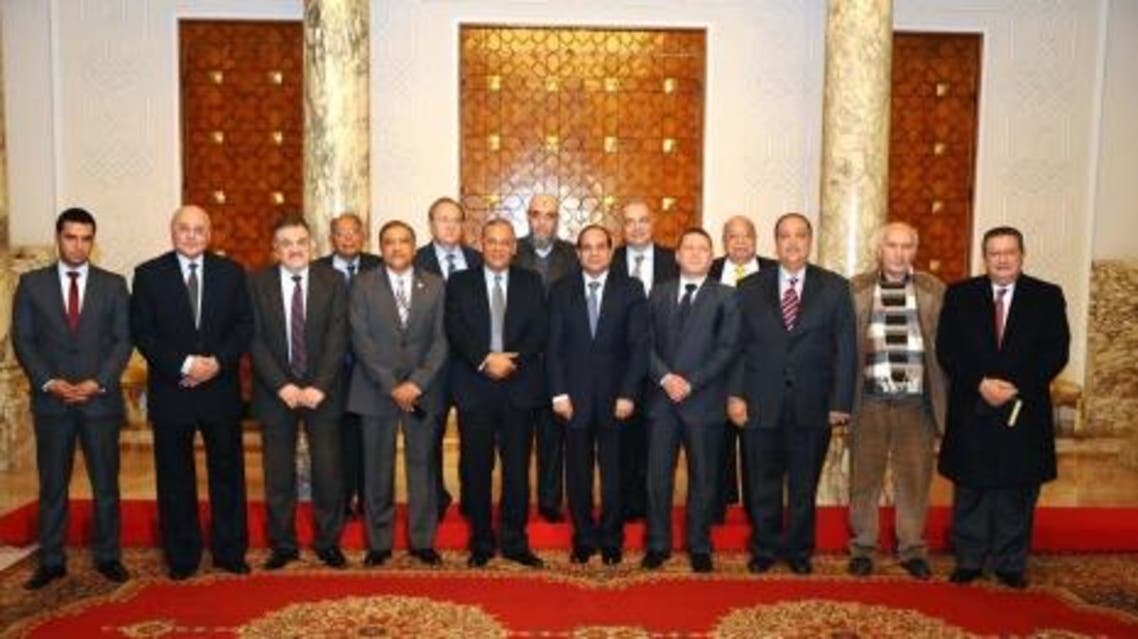 السيسي والاحزاب