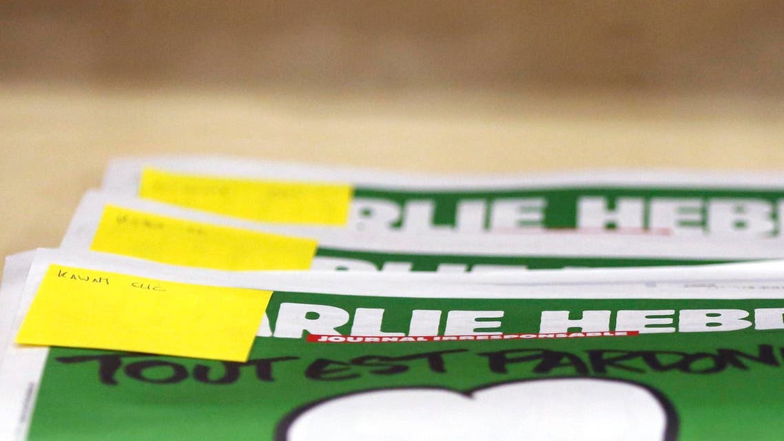 Reserved copies of the first edition of Charlie Hebdo published after the deadly attacks by Islamist gunmen in Paris last week, are pictured in a bookstore in Brussels January 15, 2015. (Reuters)