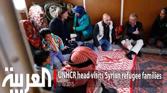 UNHCR head visits Syrian refugee families in Jordan 