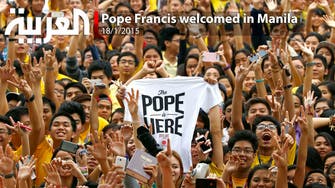 Pope Francis welcomed in Manila