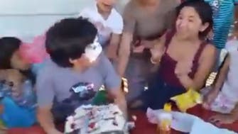 Video of boy throwing tantrum at birthday party goes viral