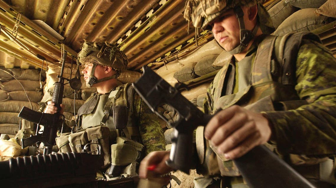 Canadian troops File AP