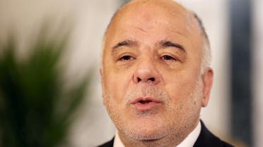 Iraq's Prime Minister Haider al-Abadi speaks during an interview with The Associated Press in Baghdad, Iraq, Wednesday, Jan. 21, 2015. AP
