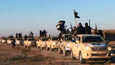  convoy of vehicles and fighters from the al-Qaida-linked Islamic State of Iraq and the Levant (ISIL) fighters in Iraq's Anbar Province.