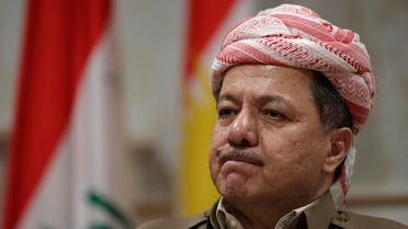 Kurdish president Massoud Barzani reacts during an interview with the Associated Press in Salah al-Din resort, Irbil north of Baghdad, Iraq, Wednesday, April 25, 2012. (File photo: AP)
