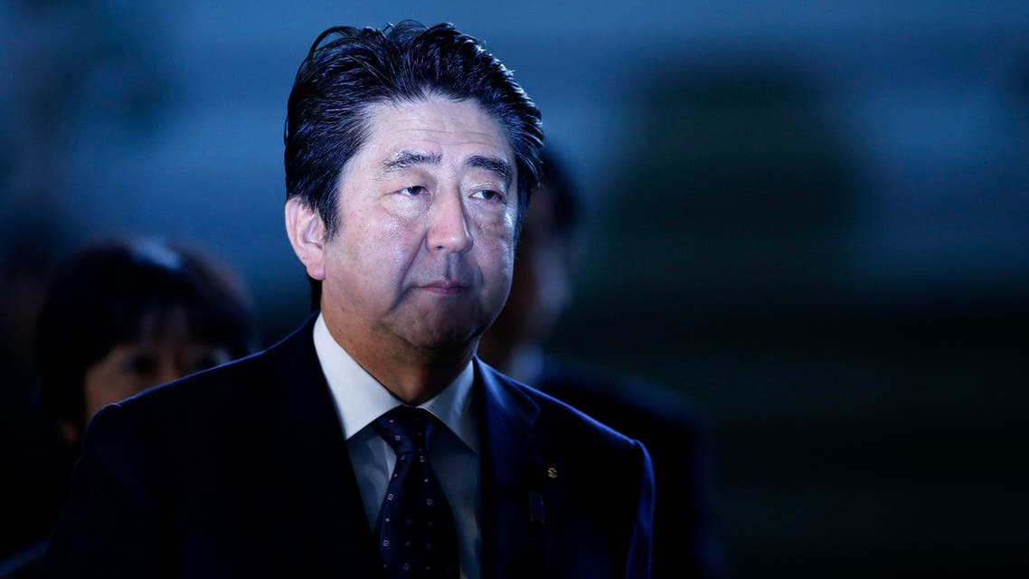 Japan's Prime Minister Shinzo Abe arrives at his official residence in Tokyo January 23, 2015. (Reuters)